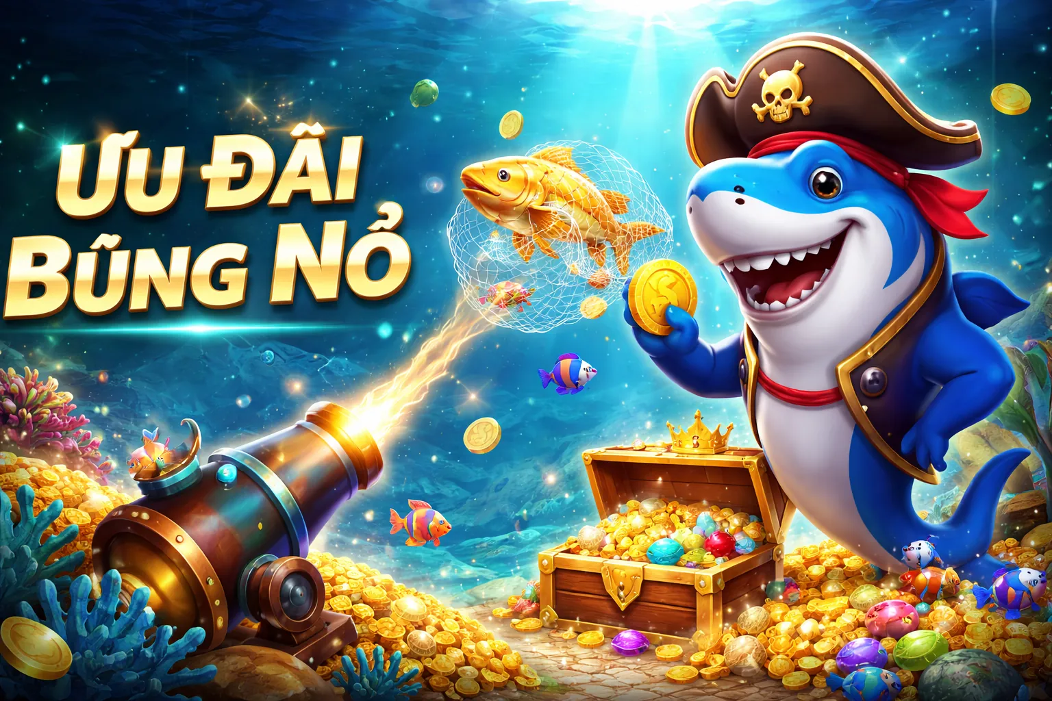 Hình ảnh đại dương bắn cá sôi động tại 188v.com